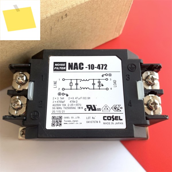 1PCS NAC-10-472 수입 AC250V 10A 전원 필터, 제품 이미지