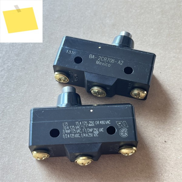 1PCS BA-2CB708-A2 수입 15A 250Vac 마이크로 스위치 제품 이미지