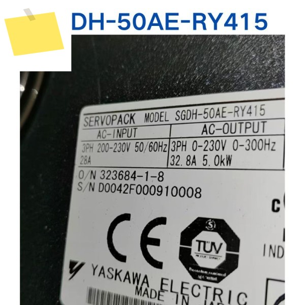 야스카와 드라이버 SGDH-50AE-RY415 중고 테스트 완료 제품 이미지