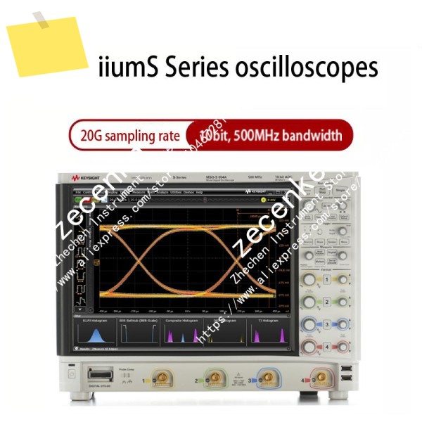 키사이트 MSOS054A 500MHz 대역폭 4 아날로그 16 디지털 채널 고해상도 오실로스코프 제품 이미지