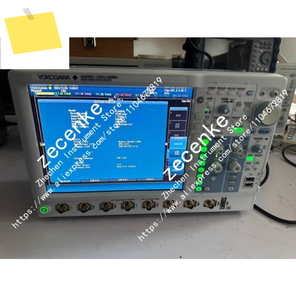 요코가와 DLM4058 500MHz 8채널 오실로스코프 중고 제품 이미지