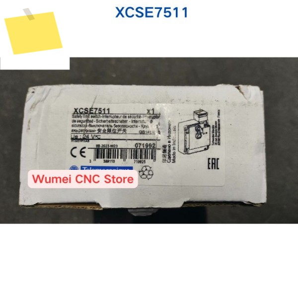신품 XCSE7511 안전 스위치 XCS, 금속 2NC + 1 NO, 느린 브레이크, 2개 항목 탭 Pg 13, 24 V 제품 이미지