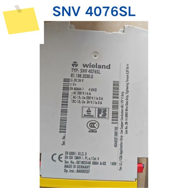 중고품 테스트 완료 와일랜드 릴레이 SNV 4076SL R1.188.2030.0 1개 제품 이미지