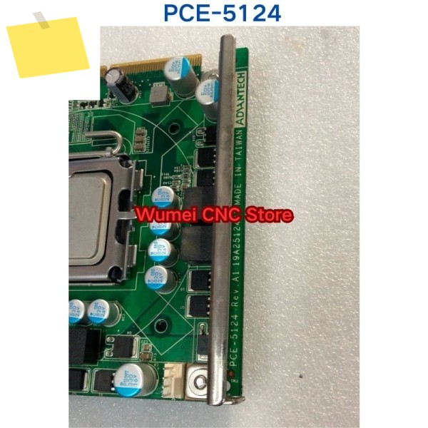 중고 테스트 완료, 어드밴텍 산업용 제어 장치 롱 카드 마더보드 775 핀 PCE-5124 Rev A1 제품 이미지