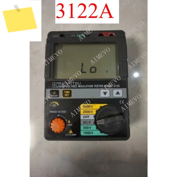 고전압 Kyoritsu 3122A 절연 시험기 5000V 중고 제품 이미지
