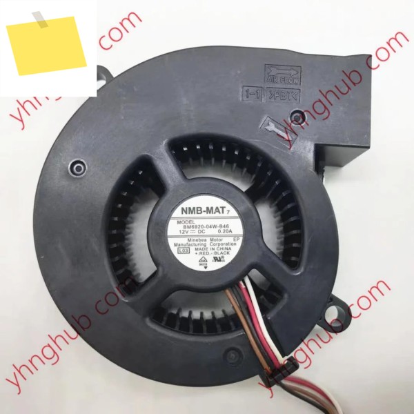 NMB-MAT BM6920-04W-B46 DC 12V 0.20A 4-와이어 서버 냉각 선풍기 제품 이미지