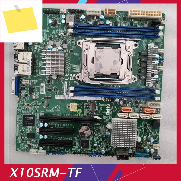 슈퍼마이크로 마더보드용 X10SRM-TF, LGA 2011 제온 프로세서 E5-26001600 v4 v3 듀얼 10GBase-T 포트 제품 이미지