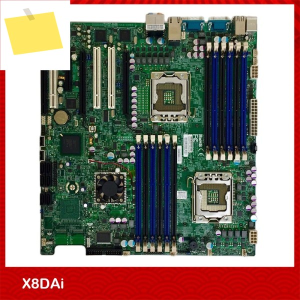 Supermicro 워크스테이션 마더보드, X8DAi X58 1366, 완벽한 테스트, 좋은 품질 제품 이미지