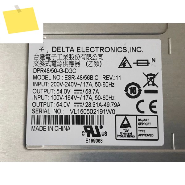 Delta 통신 전력 정류기 모듈 ESR-4856B C에 적합, 완벽한 테스트 제품 이미지
