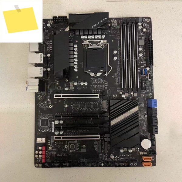 작업 데스크탑 마더보드, W480 VISION W VPRO ECC 2.5G M.2 2 SATA 10 시스템 완전 테스트 완료 제품 이미지