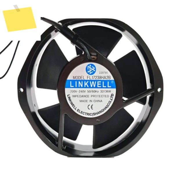 LINKWELL FL17238HA2B AC 220-240V 36W 172x150x38mm 2선 서버 냉각 팬 제품 이미지