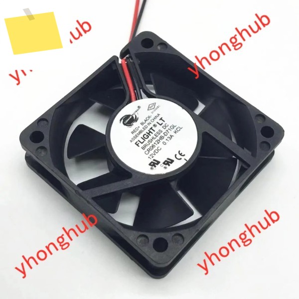 Comair Rotron CR0612HB-D71GL 2 선 서버 냉각 선풍기, DC 12V, 0.13A, 60x60x15mm 제품 이미지