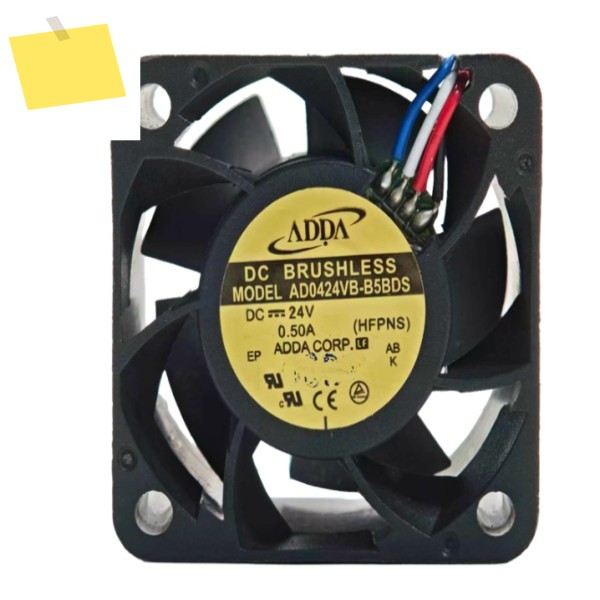 ADDA AD0424VB-B5BDS DC 24V 0.50A 40x40x28mm 4선 서버 냉각 팬 제품 이미지