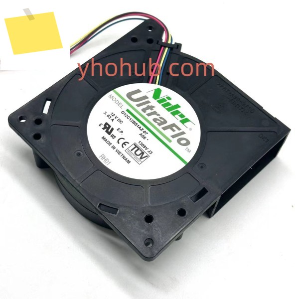 Nidec G12C12BS1AZ-07 A06 DC 12V 3.63A 120x120x32mm 4선 서버 냉각 팬 제품 이미지