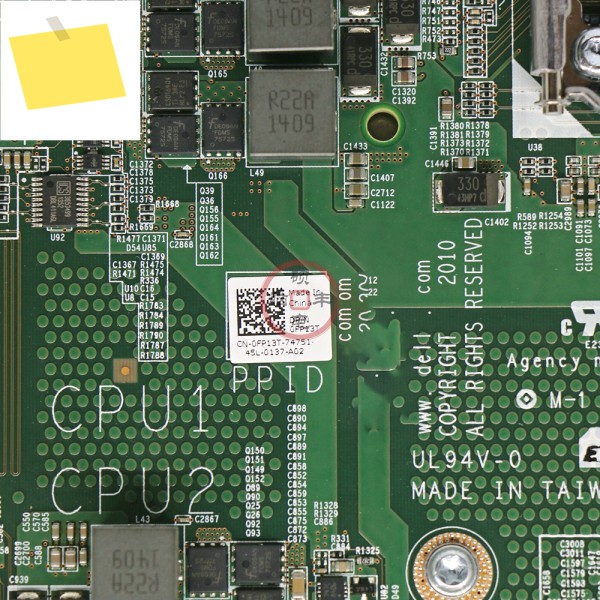 DELL PowerEdge R815 4방향 AMD2U 서버 마더보드 FP13T G53V4 제품 이미지