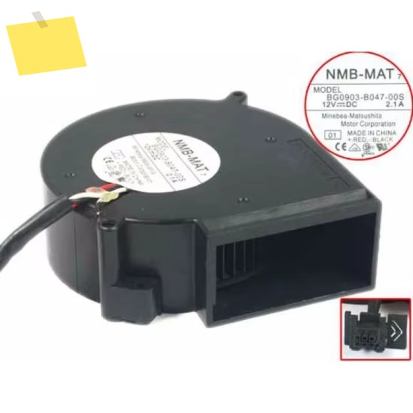 NMB-MAT BG0903-B047-00S 01, DC 2.1A, 97x97x33mm, 3 선 서버 냉각 선풍기 제품 이미지
