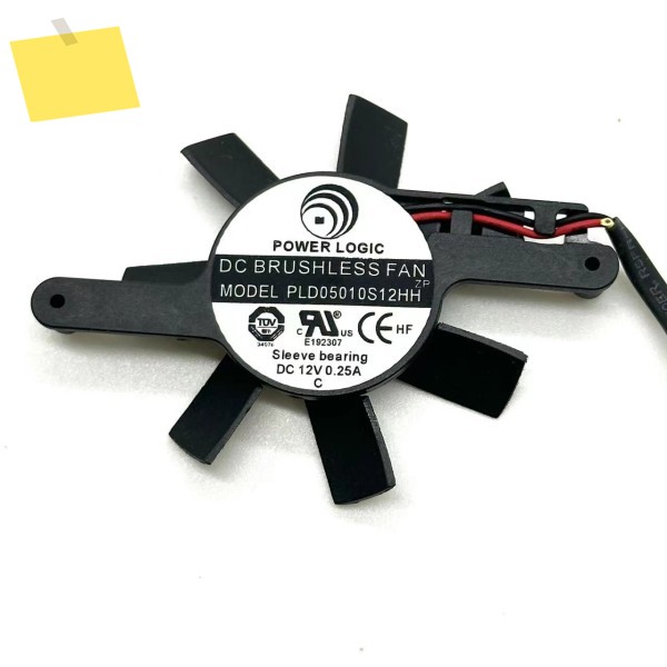 POWER LOGIC PLD05010S12HH DC 12V 0.25A 2선 서버 냉각 팬 제품 이미지