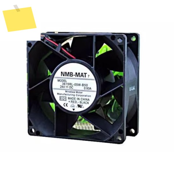 NMB-MAT 서버 냉각 선풍기, 3615RL-05W-B59 EQ1, DC 24V, 0.93A, 3 90x90x38mm 제품 이미지