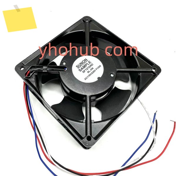 SUNON SF1212AD BL.GN AC 115V 0.27A 120x120x38mm 4선 서버 냉각 팬 제품 이미지