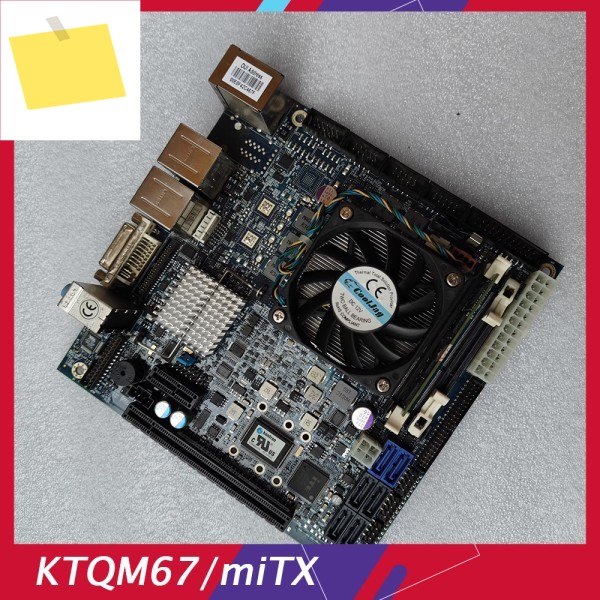KTQM67miTX 산업용 제어 마더보드 단일 네트워크 포트 제품 이미지
