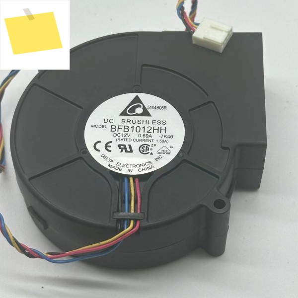 델타 일렉트로닉스 BFB1012VH C8A 서버 냉각 팬 DC 12V 1.80A 97x97x33mm 3선 제품 이미지