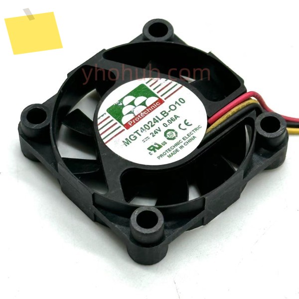 Magic MGT4024LB-O10 DC 24V 0.06A 40x40x10mm 3 선 서버 냉각 팬 제품 이미지