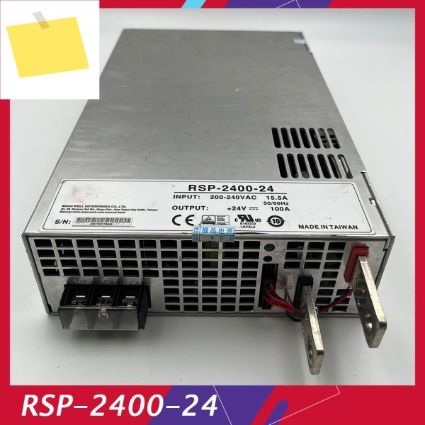 MW 스위칭 전원 공급 장치용 2400W RSP-2400-24 24V 100A 제품 이미지
