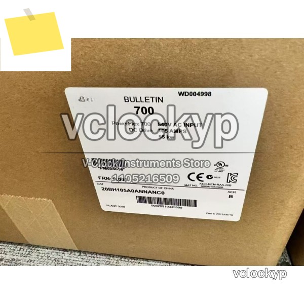 1개 새 제품 20BC105A3AYNANC0 PowerFlex 700 AC 드라이브 55kW 제품 이미지