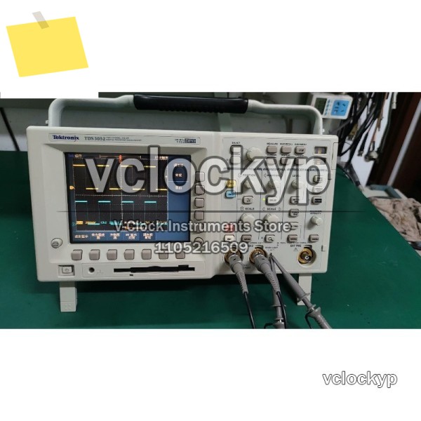1개 테크트로닉스 TDS3052 듀얼 채널, 500MHz, 5GS 디지털 포스포 오실로스코프, 양호한 상태로 테스트 완료 제품 이미지