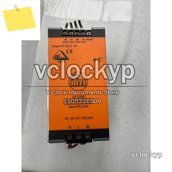 1PC 신품 IFM AC1258 AS 인터페이스 전원 공급 장치 30.5V 8A DIN 레일 제품 이미지