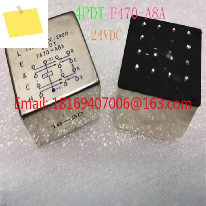 1pcs 4PDT F470-A8A 24VDC, 290 유로 14 핀 릴레이 제품 이미지