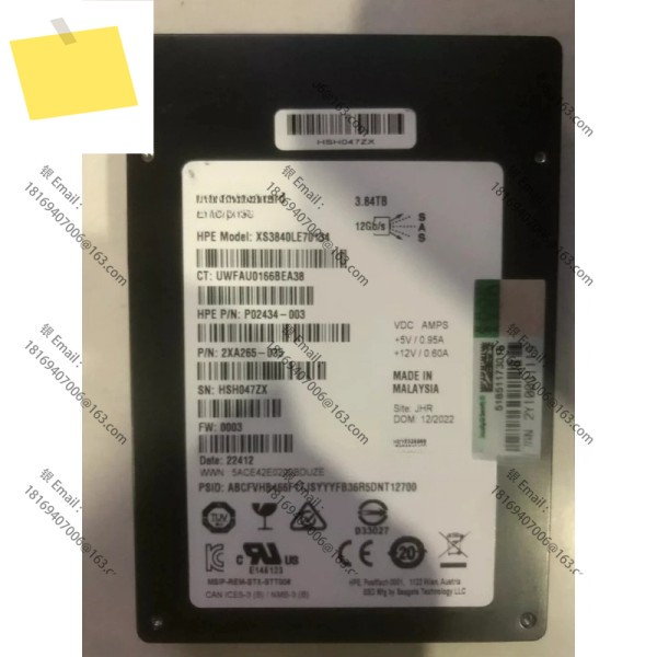 1pcs-HPE XS3840LE70154 P02434-003 3.84T SAS 12G G7 G8 G9 G10 짧은 전원 제품 이미지