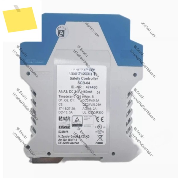 1pcs-독일 수입 안전 릴레이 SCB-04 DC24V 주문 번호 474460 제품 이미지