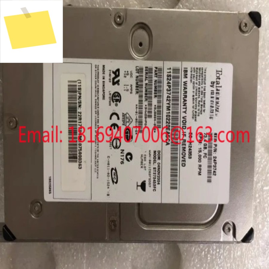 1pcs- 22R1770 24P3742 ST373453FC 73.4G 15K FC DS6000 스토리지 하드 디스크 제품 이미지