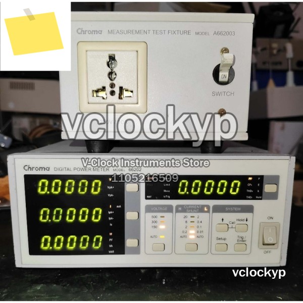 1PC NEW Chroma 66202 단상 디지털 전력계 0.1mW 해상도 20A RS-232 포함 제품 이미지
