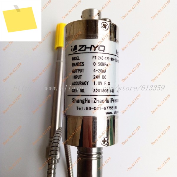 ZHYQ PT124B-121 출력 4-20mA 또는 0-10V 유연한 스템 멜트 압력 트랜스미터 센서 제품 이미지