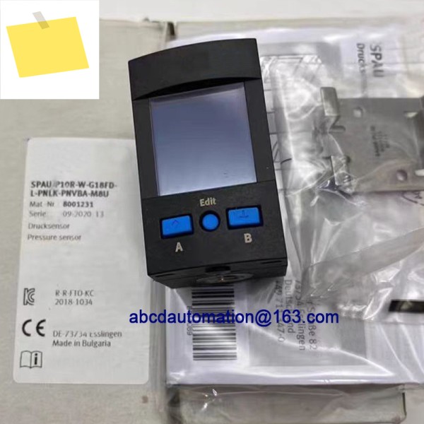 기존 압력 센서 SPAU-P10R-W-G18FD-L-PNLK-PNVBA-M8U 8001231 제품 이미지