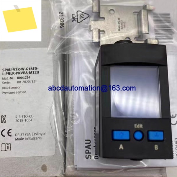 기존 FE 압력 센서 SPAU-V1R-W-G18FD-L-PNLK-PNVBA-M12U 8001234 제품 이미지