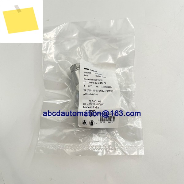 파일럿 작동식 단방향 밸브 HGL-38-B 530032 제품 이미지