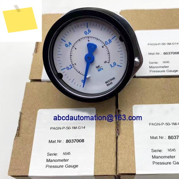 원래 압력 게이지 PAGN-P-50-1M-G14 8037008 제품 이미지