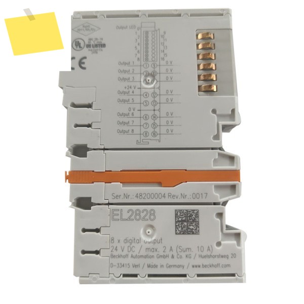 BECKHOFF EL2828 출력 단자 모듈, 디지털 24V DC, 2 A 제품 이미지
