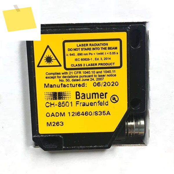 Baumer OADM 12I6460S35A 레이저 거리 측정 센서 제품 이미지