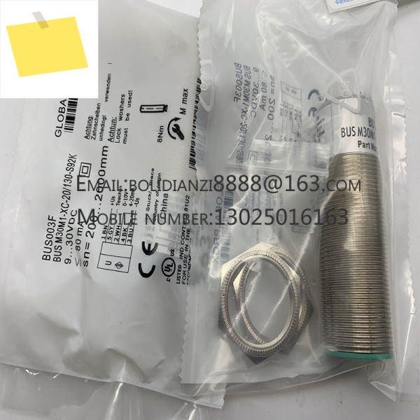새 초음파 센서 BUS0029 M18M1-GPXI-03025-S92G 제품 이미지