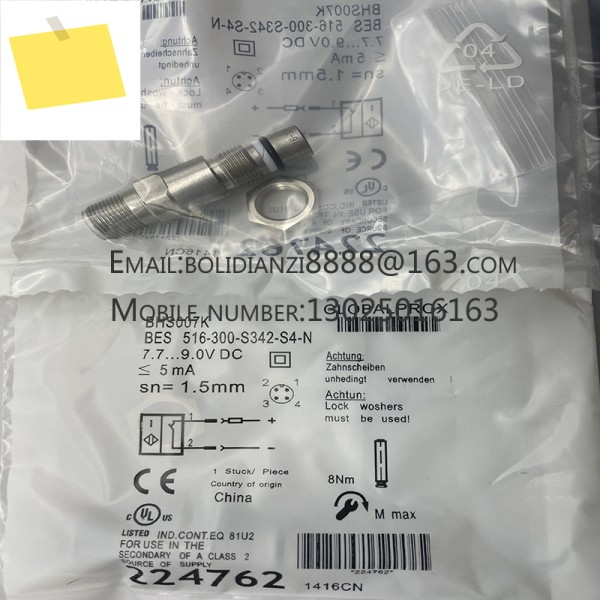 BHS001Y BES 516-300-S156-S4-D Sensor Inductive Proximity Switch Original Genuine Product 제품 이미지