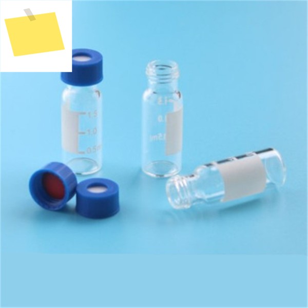 100개묶음 스크류 넥 크로마토그래피 바이알, 애질런트 2ml 자동 샘플 병, 9mm 눈금 표시, 뚜껑이 있는 파이프형 제품 이미지
