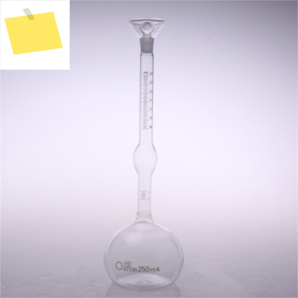 250 ml 고체 비중 병 시멘트 pycnometer 르 chatelier 플라스크 실험실 학년 a 제품 이미지