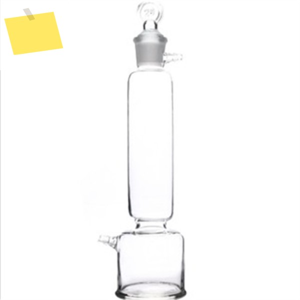 화학 가스 연구용 250ml 유리 건조탑, 연마 빠우 마개 포함 제품 이미지