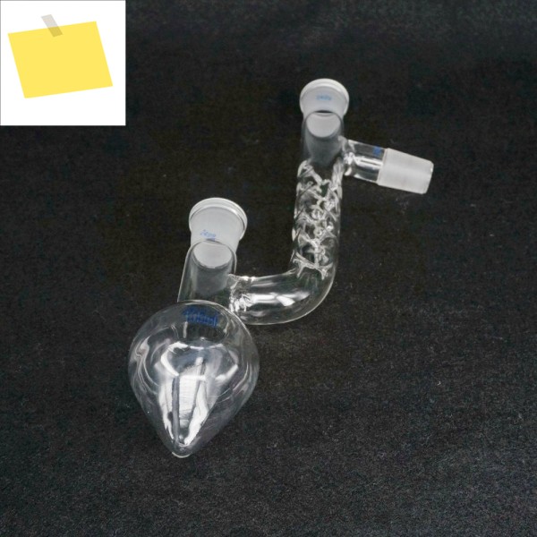 2429 조인트 2550100150ml Quickfit 플라스크 배 Vigreux 튜브 증류 분획 제품 이미지