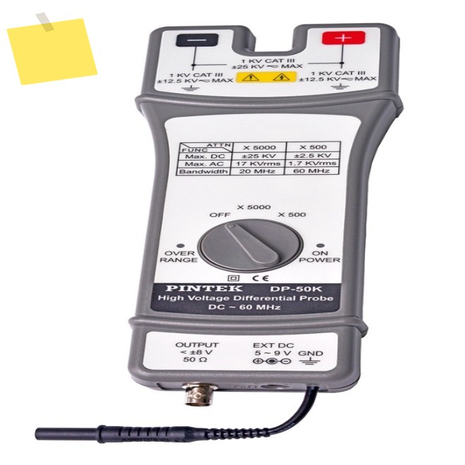 DP-50K 오실로스코프 고전압 차동 프로브 MAX. 입력 ±25KV DC 또는 p-p AC 17KVrm,60MHz 제품 이미지
