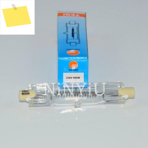 적색 전구 THL-C800D RX7S 사진 조명 필름, 텔레비전 램프 튜브, 230V, 800W, 5 개 제품 이미지